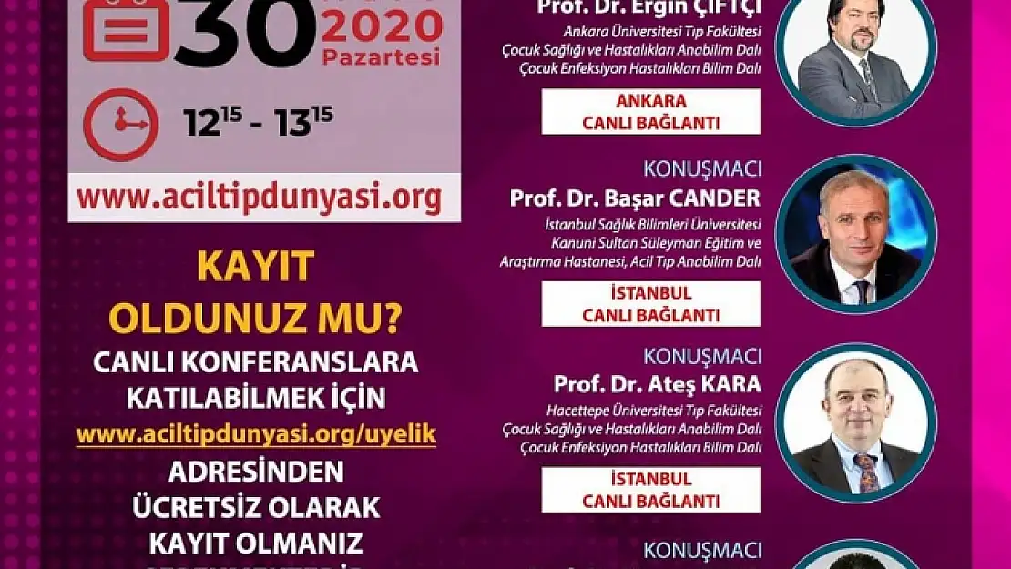 Bugün ve yarın COVID-19 Prof. Dr. Başar Cander, Prof. Dr. Ateş Kara Prof. Dr. Ergün ÇİFTÇİ, Prof. Dr. Hasan TEZER