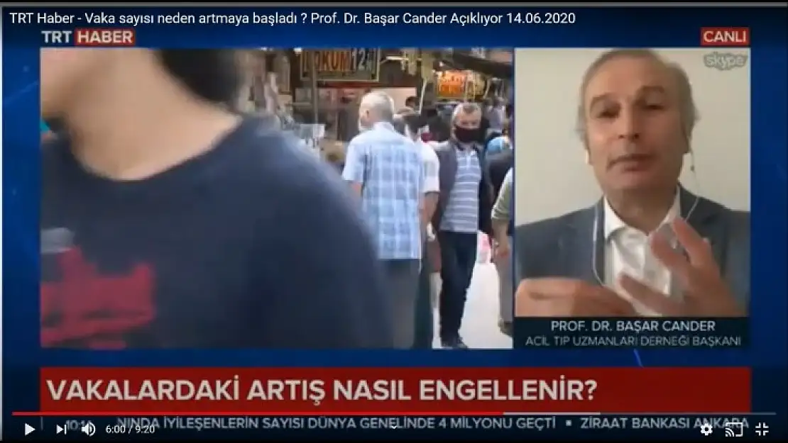 TRT Haber - Vaka sayısı neden artmaya başladı ? Prof. Dr. Başar Cander açıklıyor