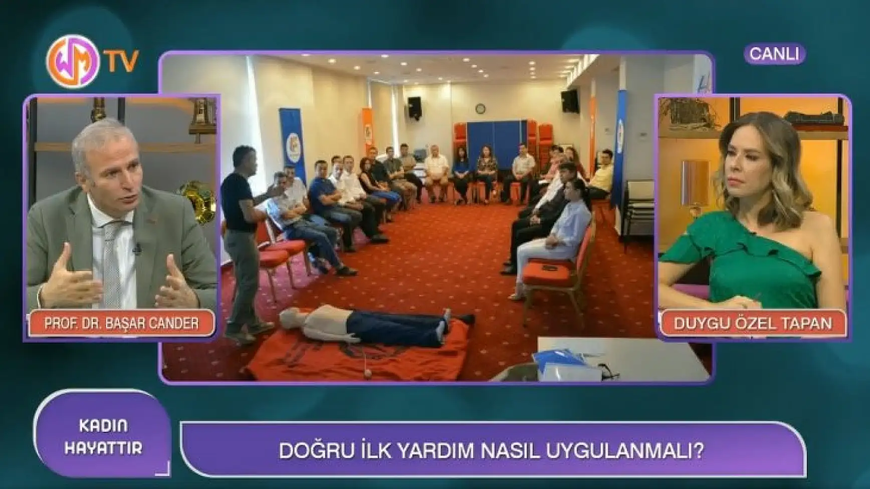 Prof. Dr. Basar Cander Woman TV de Kadın Hayattır Programına katıldı.
