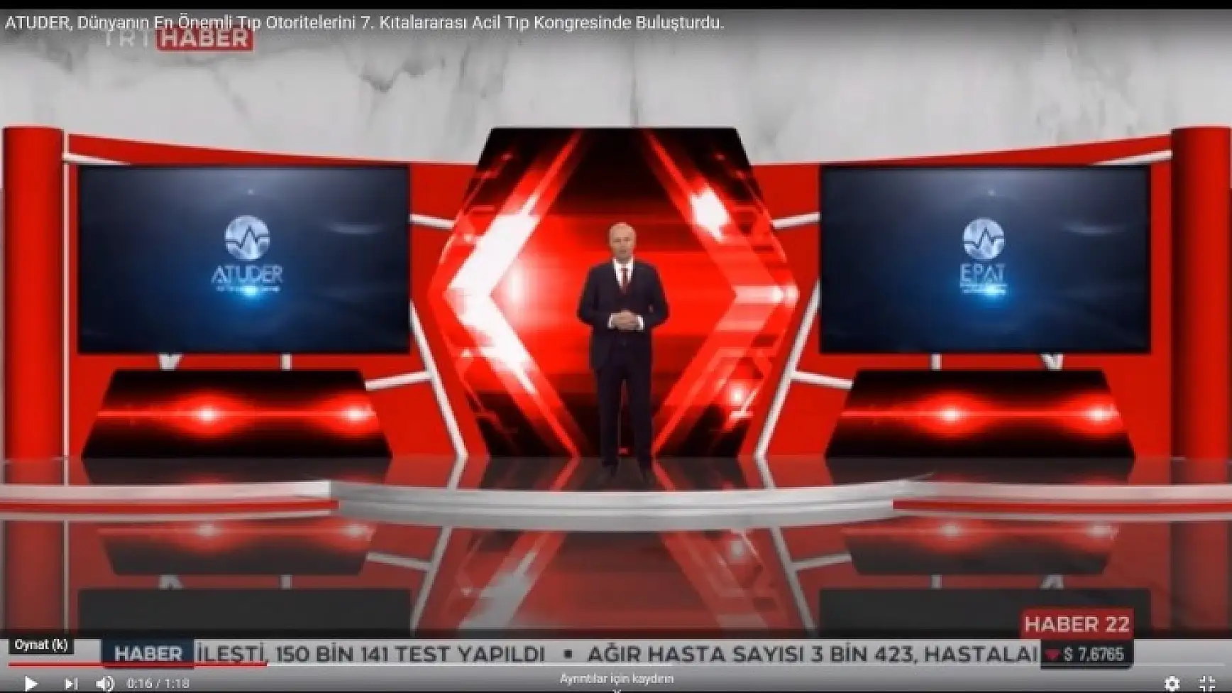 ATUDER, Dünyanın En Önemli Tıp Otoritelerini 7. Kıtalararası Acil Tıp Kongresinde Buluşturdu.