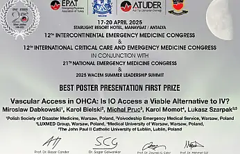 21. Ulusal Acil Tıp Kongresi Poster Bildiri dalında dereceye girenler.