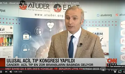 16. Ulusal Acil Tıp Kongremiz CNN Türk'de