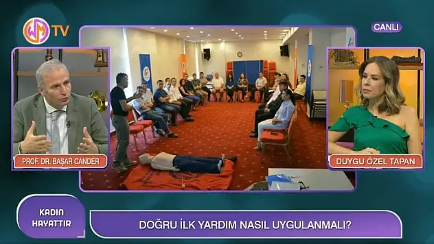 Prof. Dr. Basar Cander Woman TV de Kadın Hayattır Programına katıldı.