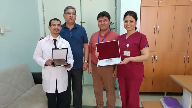 Mustafa Kemal Üniversitesi Acil Tıp Stajında En Başarılı İntern Doktor