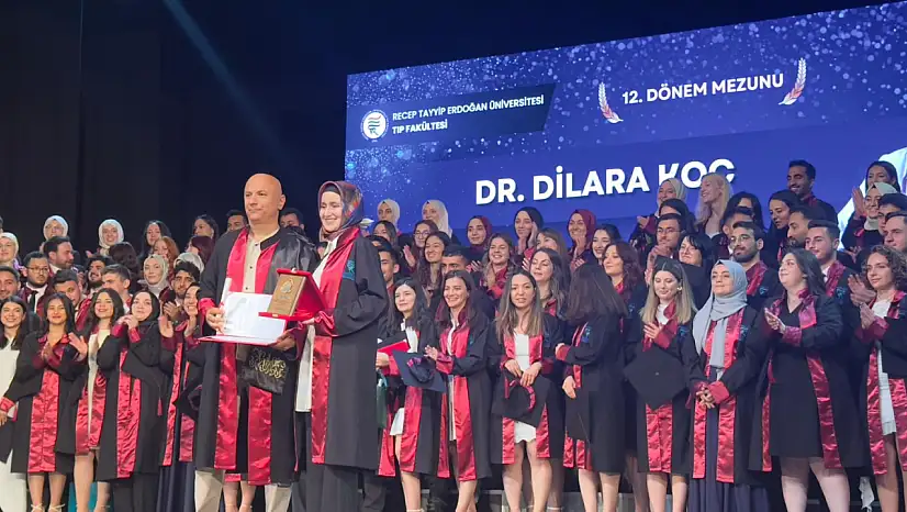 Recep Tayyip Erdoğan Üniversitesi Tıp Fakültesi 2024 -2025 Eğitim Öğretim Yılı' Acil Servis Stajında En Başarılı intern Doktor' Ödülüne Dr. Dilara KOÇ layık görüldü.